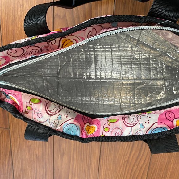 Zeca Pink Dot Design Lunch Bag - Picture 6 of 6